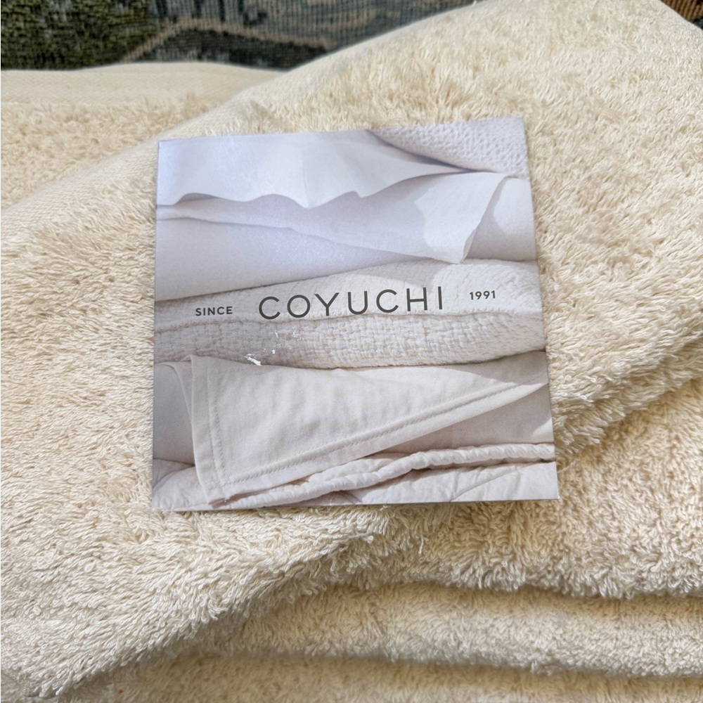 Coyuchi Cloud Loom Organic Towels